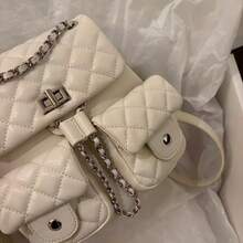 Women Crossbody - Màu đỏ anh đào - Xem 7
