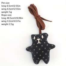 Graduation Season New Korean Style Cute Cartoon Pet Soft Fabric Keychain Bag Accessories KHYZ - Flower House 1pc - View 1