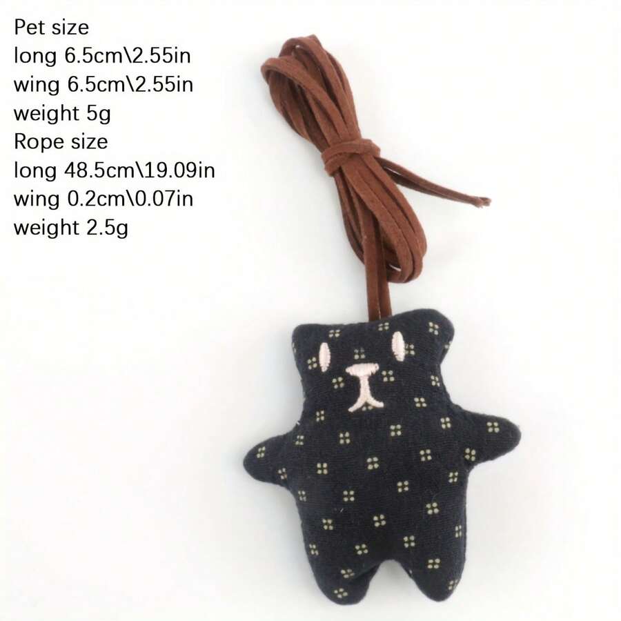 Graduation Season New Korean Style Cute Cartoon Pet Soft Fabric Keychain Bag Accessories KHYZ - Flower House 1pc - View 1