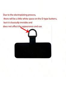 2个通用手机挂绳贴纸，超薄金属不锈钢手机配件，适用于全包手机壳，可作夹子、手机腕带使用，通用装饰配件，兼容安卓及大多数智能手机，送给母亲、家人、朋友、孩子、生日、节日的礼物 - 銀色 - 查看 9