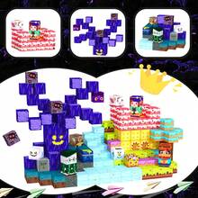 Blocchi magnetici per costruzioni di Ognissanti, gioco di impilamento di mostri orrore, regalo figo per feste per bambini, giocattoli dolcetto o scherzetto per ragazzi e ragazze - Multicolore - Visualizzare 5