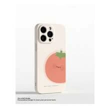 Creative Cartoon Veggie Film Case – Holographic Silver Soft Shell for  17 Pro Max, Universal Fit 16/15/14/13/12/11/XS/8 Plus, Shock-Proof Full-Cover, Uni- Premium 2025 Drop - Amarillo Mostaza - Ver 4