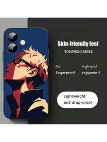 Étui de téléphone Tsukishima Kei Haikyu Anime compatible avec Coque 17 Pro, Coque 17 Pro Max, Coque 17, Coque 16 Pro - Noir 2 - Voir 8