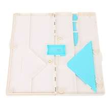 320 X 320 Mm Folding Scoring Board With Triangular Tool: Ideal For Creating Cards, Envelopes And Crafts With Photo Paper.
