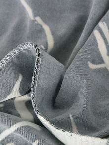 印花沙发床罩，弹性全包式涤纶沙发套，适用于无扶手沙发，四季皆宜