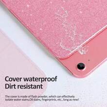 IPad Protective Case With Pen Slot, Compatible With IPad A16/2025, IPad 11th/10th Gen, Suitable For IPad Air 11/M3/M2 Smart Protective Case, Shiny Shell, Also Compatible With IPad Air 4/5 - 粉色 - 查看 9