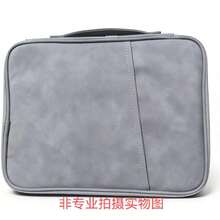 Premium Faux Leather Laptop Sleeve - Durable, Full-Open Design For 13-14 Inch Devices - Ideal For Daily Office Use, Exquisite, Laptop Bag Back To School