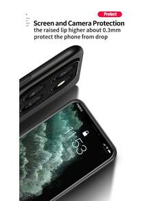 适用于荣耀400 5G/荣耀400 Lite/荣耀400 Pro/荣耀X6C/荣耀X70/荣耀X9D/荣耀400 Smart 5G/荣耀X7D 4G/5G/荣耀Magic8/荣耀Magic8 Pro/荣耀X5C/荣耀X5C Plus的时尚超薄手机壳 - 黑色 - 查看 8