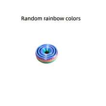 3D Printed Rotating Ball | Mini Top Spinner Pendant, Hole In Middle, Plastic Material