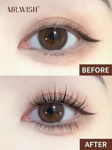 96pcs/Set Glue-Free Animal Series - Double-Pointed Sheep Horn PLUS Photogenic Everyday Cartoon Lashes, MR.WISH False Eyelashes - C - View 3