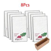 2/4 Piezas Paños de cocina con estampado de temas vegetales, paños de microfibra súper absorbentes y modernos, paños de té para cocinar y hornear, trapos de limpieza, toallas de mano, muy suaves y absorbentes, decoración de cocina, regalos para vecinos, madres, cumpleaños, inauguración de la casa para amigos, artículos esenciales de cocina, necesidades diarias - Multicolor - Ver 13