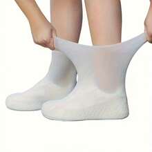 1 Pair Reusable Waterproof Anti-Slip Shoe Covers, Unisex | Durable, Elastic, Easy To Clean, Thick & Wear-Resistant, Suitable For Cycling, Walking In Rain, Protect Shoes From Getting Wet, Multi-Color - Excellent Rain And Wet Weather Protection, Reusable Slip-Resistant Shoe Covers, Durable Outdoor Shoe Covers, Applicable For Outdoor, Travel, Camping, Hiking, Cycling, Fishing, Rainy Days, Vacation, Beach, Etc. - Multicolor - View 9