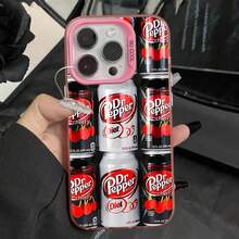 Fshion Dr-P-Peppers Drink Phone Case For IPhone 16,15,14,13,12,11,Pro,Max,Plus,Mini,XS,SE Anti Fall Pink Matte Hard Bumper.Christmas Accessories. - z3 - 查看 8