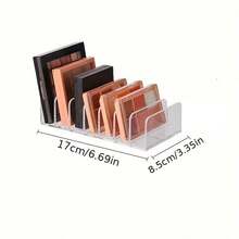 透明化妆品收纳盒，桌面化妆品收纳架 - 多功能化妆品收纳盒，带眼影盘、粉饼抽屉和腮红隔层，化妆品收纳架，化妆品整理盒（款式和颜色随机） - 彩色 - 查看 17