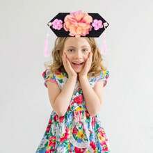 4piezas Tocado Infantil Dinastia Qing Flores Y Borlas Accesorios De Cabello Chino Para Niño Niña Para Actuaciones Y CelebracionesConveniente y duradero,Los favoritos de los niños - como en la foto - Ver 4