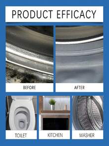 jakehoe Household Stain Removal Gel / Washing Machine Mold Removal Gel / Household Kitchen Metal Surface Cleaning Gel, Mold Remover For Drum Washing Machines, Refrigerators, Rubber Seals. Best Gift For Family And Friends, Random Old And New Models Shipped.