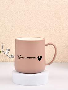 定制咖啡杯，可印制您的照片/姓名，个性化杯子，塑料杯，浪漫饮具，男女皆宜，是送给家人和朋友的理想礼物，适合万圣节、周年纪念日、作为纪念品，也适合公司、个人、办公室、秋冬季节、情人节等场合。/个性化/独特/定制/个性化家庭礼物，送给她的理想礼物，女友、朋友、家人/妈妈生日/母亲节个性化礼物，旅行收纳包 - 彩色 - 查看 6