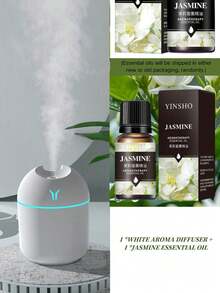 250ml Portable Mini USB Air Humidifier Aroma Essential Oil Diffuser,With Colorful Night Light,Aromatherapy Machine,Humidifier,For Travel,Office,Cars,Desk,Bedroom/1PCEssential Oil Diffuser+1pc Aromatherapy Essential Oil(Essential Oils Will Be Shipped In Either New Or Old Packaging, Randomly.) - Multicolor - View 25