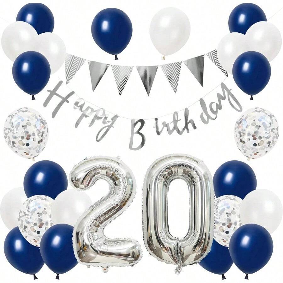 Decorative Balloons - 20 Years Old - View 1