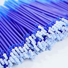 100支0.5mm可擦凝胶笔芯 - 高容量蓝/黑色墨水，可水洗，非常适合学校书写！ - 彩色 - 查看 3