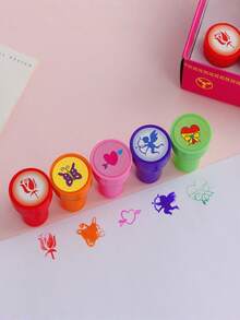 6-24 buc ștampile de Ziua Îndrăgostiților cu desene animate pentru schimb de clasă, favoruri de petrecere, pungă cu bunătăți, tratați pungă, consumabile de petrecere de Ziua Îndrăgostiților - Multicolor - Vizualizare 8