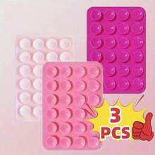 Bộ 3 giá đỡ điện thoại silicon với cốc hút hai mặt, lực hút mạnh, thích hợp cho chụp ảnh tự sướng/quay video, rảnh tay, tương thích với tất cả các điện thoại thông minh, quà tặng lý tưởng, tay cầm điện thoại dễ thương, hỗ trợ quay video, phụ kiện điện thoại thông minh - Quà tặng cho bạn bè/Quà tặng ngày lễ lý tưởng, tương thích với iPhone, điện thoại Android, quà tặng sinh nhật, quà tặng gia đình, quà tặng bạn bè, giá đỡ điện thoại phòng tắm, phụ kiện điện thoại, giá đỡ dính - Nhiều màu - Xem 17