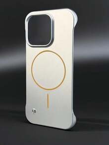 适用于 Air 17/16/15/14/13/12/11 Pro Max Plus 的新款奢华金属漆磁吸无线充电保护壳，超薄无边框散热保护套 - 藍色 - 查看 11