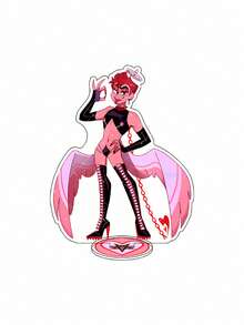 Anime: Hell Hotel Edycja Specjalna 15 cm Akrylowy Tabliczka Stołowa Charlie Morningstar Vaggie Alastor Prezent Świąteczny - Wielokolorowe - Zobacz 15
