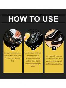 Leather Shoe Polish, Shoe Care Cleaner For Shining, Polishing And Cleaning Leather Shoes
