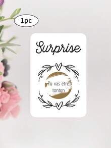 1/3pcs Personalised Birthday Scratch To Reveal Voucher, Special Birthday Surprise Scratch Card, 30th, 40th, 50th, 60th,70th,80th Birthday Gift,Customizable Scratch Card / Pregnancy Announcement / Marriage Announcement / Marriage Proposal - Multicolor - View 30