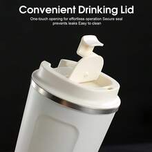 Stainless Steel Vacuum Insulated Coffee Mug, Cup, Portable Travel Water Bottle, Best Gift For Family And Friends On Christmas, Mother's Day, Valentine's Day And Back To School Season - Multicolor - View 10