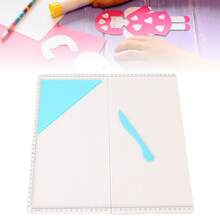 320 X 320 Mm Folding Scoring Board With Triangular Tool: Ideal For Creating Cards, Envelopes And Crafts With Photo Paper.