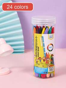 1 套 24/36 色儿童防水不沾色蜡笔 返校,返校,学校用品 - 彩色 - 查看 6