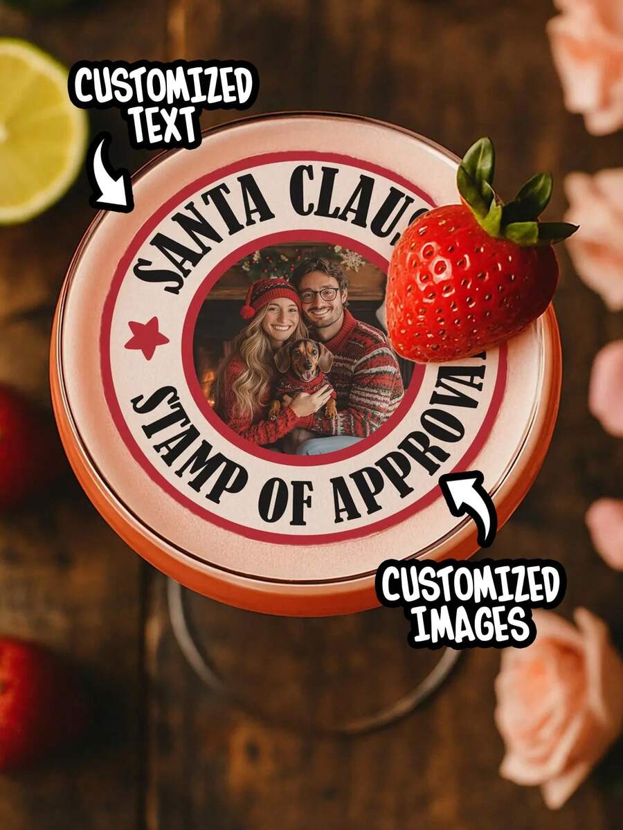 Customized Photo Edible Wafer Cookies, Drink Decorations, Cocktail Decorations, Customized Edible Drink Decorations, Birthday Party Drink Decorations, Drink Decorations - Glutinous Rice Paper 2 - View 1