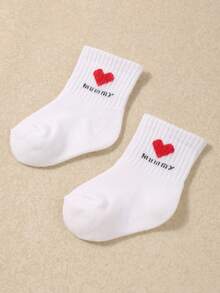 20/10/5 đôi tất thuyền mềm mại cho bé, trang trí họa tiết trái tim và in khẩu hiệu, unisex cho trẻ sơ sinh và trẻ nhỏ, siêu mềm mại và thoải mái cho bé từ 0-36 tháng, hàng mới về mùa xuân/hè, phù hợp cho mọi mùa, tất trẻ em, tất sơ sinh, tất trẻ nhỏ, tất hình trái tim, tất in khẩu hiệu, tất unisex, tất thuyền, quà tặng Ngày của Mẹ, quà tặng Lễ Tạ ơn, quà tặng Giáng sinh, quà tặng Năm mới - Nhiều màu - Xem 4