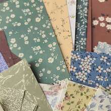 复古花卉剪贴簿纸，卡通文具，可爱又创意十足，适合DIY剪贴簿、拼贴画、手账、子弹笔记、笔记本、手工制作。完美适用于返校季、学习用品、冬季、感恩节、圣诞节、沙特国庆日、生日、节日礼物，送给朋友、家人和成年人都非常合适。 - 彩色 - 查看 2