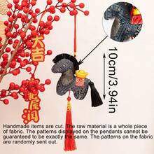 2026 Zodiac Horse Hanging Ornament, Auspicious Horse Decoration, Lunar New Year Home Decor, Chinese New Year Party Favor, Office Desk Gift, Spring Festival Decoration, Car Window Hanging Accessory