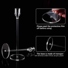 Acrylic Candle Holders, European Style. Candle Cups For Dining Table, Wedding Decor, Candlelight Dinner. Suitable For Room Decor, Home Decor, Dining Table Decor, Gift For Best Friend, Wedding Celebration, Etc.