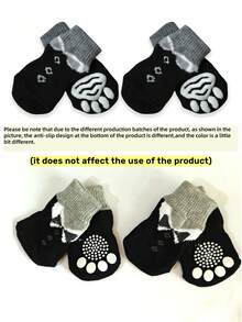 舒适保暖宠物脚套，小型犬及小型宠物保暖袜，防滑防污脚套（适用于泰迪犬、吉娃娃等小型宠物/猫）。 - 彩色 - 查看 9