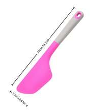 Integrated Silicone Scraper Spatula For Baking Cakes And Cream, Silicone Spreader, Household Salad And Jam Stirring Knife. It Has Good Toughness, Is Easy To Use And Easy To Clean - Multicolor - View 11