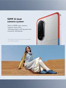 Xiaomi POCO M7 Smartphone NFC 6GB + 128GB  , Pantalla inmersiva FHD+ de 6,9" Frecuencia de actualización de 144 Hz Batería masiva de 7000 mAh (típica) Carga rápida de 33 W y carga inversa de 18 W Cámara dual de 50 MP Al Desbloqueo facial con IA Snapdragon 685 Resistencia al agua y al polvo IP64, *EU Charger,100% Original - Negro - Ver 5