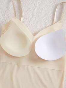 Women's Seamless 4-Piece Set With Adjustable Straps, Comfortable Ice Silk Top Suit - Multicolor - View 7