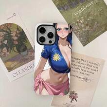 1 Funda de Teléfono Anime P Piece Nico Robin para 17 16 15 14 13 12 11 Pro Max Plus - z6 - Ver 4