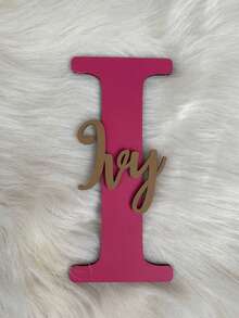 Customized Name Plate - Personalized Room Sign With Name And Initial - 20cm - Multicolor - View 6