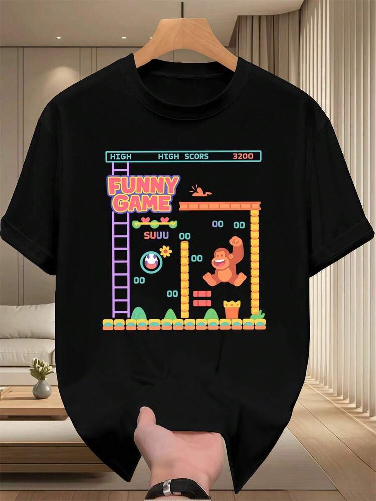 Men T-Shirts - Black - View 2