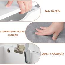 Banco de Almacenamiento con cojín, Banco de Entrada con Caja de Almacenamiento con Elevador y Estante Abierto para Zapatos de 2 Niveles, Banco de Almacenamiento de Zapatos para Entrada - Blanco - Ver 3