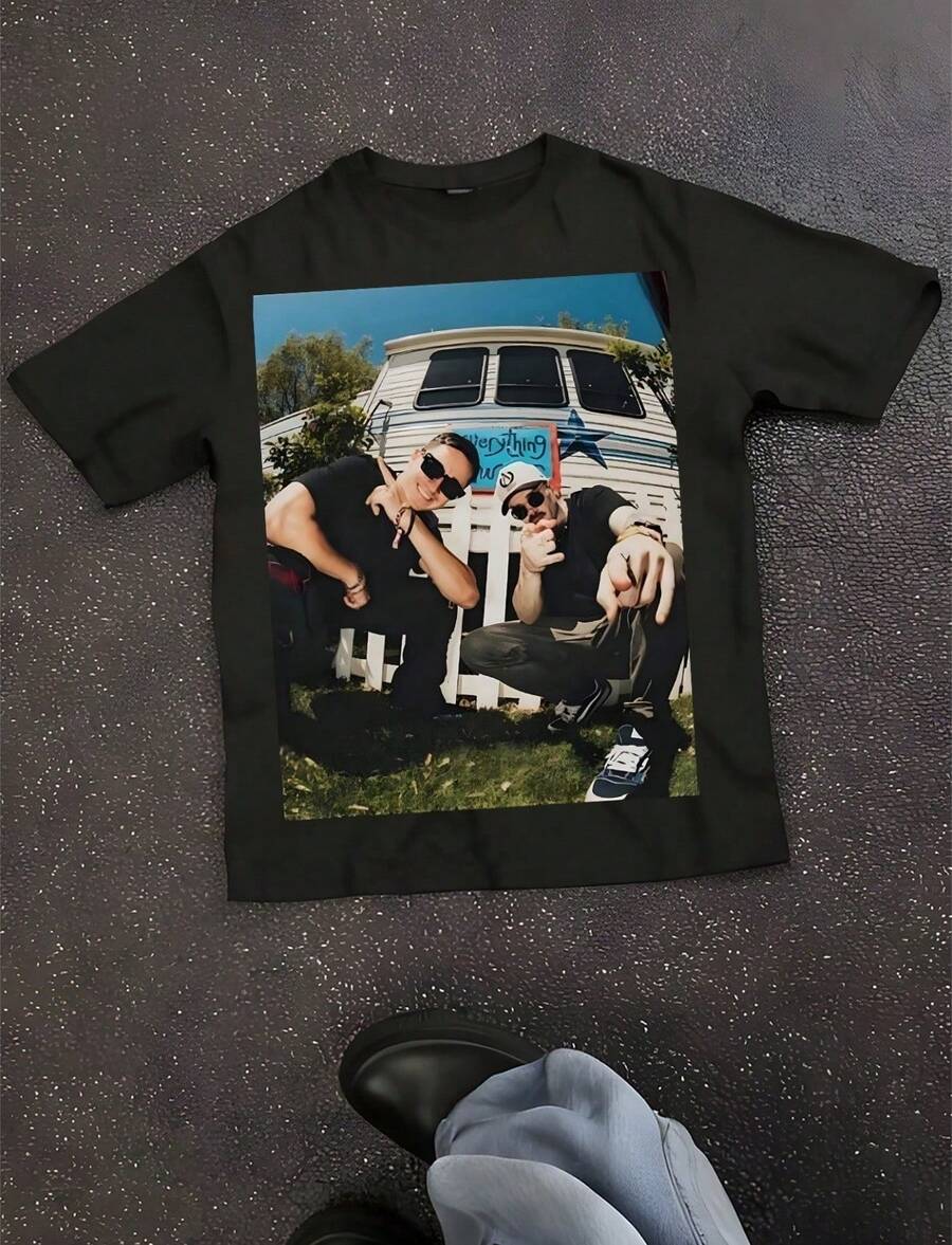 John Summit And Dom Dolla Shirt Festival Shirt Dom Dolla John Summit House Music Shirt Comfy Rave Shirt Summer Festival - màu đen - Xem 1