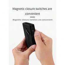 1 pieza Cartera de fibra de carbono con protección RFID para hombres, billetera minimalista de lujo ultra delgada, bolso de embrague de metal negro para negocios, regalo para novio, padre, esposo, regalo de viaje y negocios para hombres, casual de negocios, almacenamiento NASH - Multicolor - Ver 6