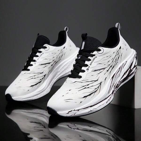 Men's Versatile Outdoor Running Shoes, Competitive Training Shock-Absorbing Sports Sneakers