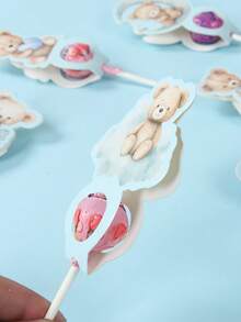 24 بطاقة لولي بوب دب أزرق، بطاقات ديكور لولي بوب لحفلة الدببة، لوازم تغليف هدايا لولي بوب لحفلة استحمام الطفل، بطاقات ورقية لولي بوب عيد الميلاد، تغليف حلوى، أكياس بطاقات هدايا الحلوى، ديكورات حفلة عيد ميلاد الدببة، ديكورات حفلة استحمام الطفل، ديكورات حفلة الكشف عن نوع الجنين، هدايا صغيرة لحفلات الزفاف، لوازم حفلة عيد الميلاد، هدايا عيد الميلاد، هدايا حفلة استحمام الطفل، تذكارات حفلة عيد الميلاد - دُبٌّ - مشاهدة 11